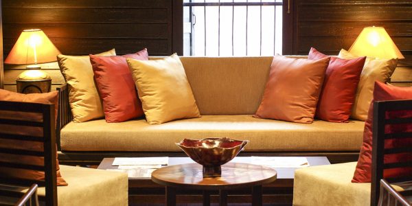Living Room Asian Vintage Style